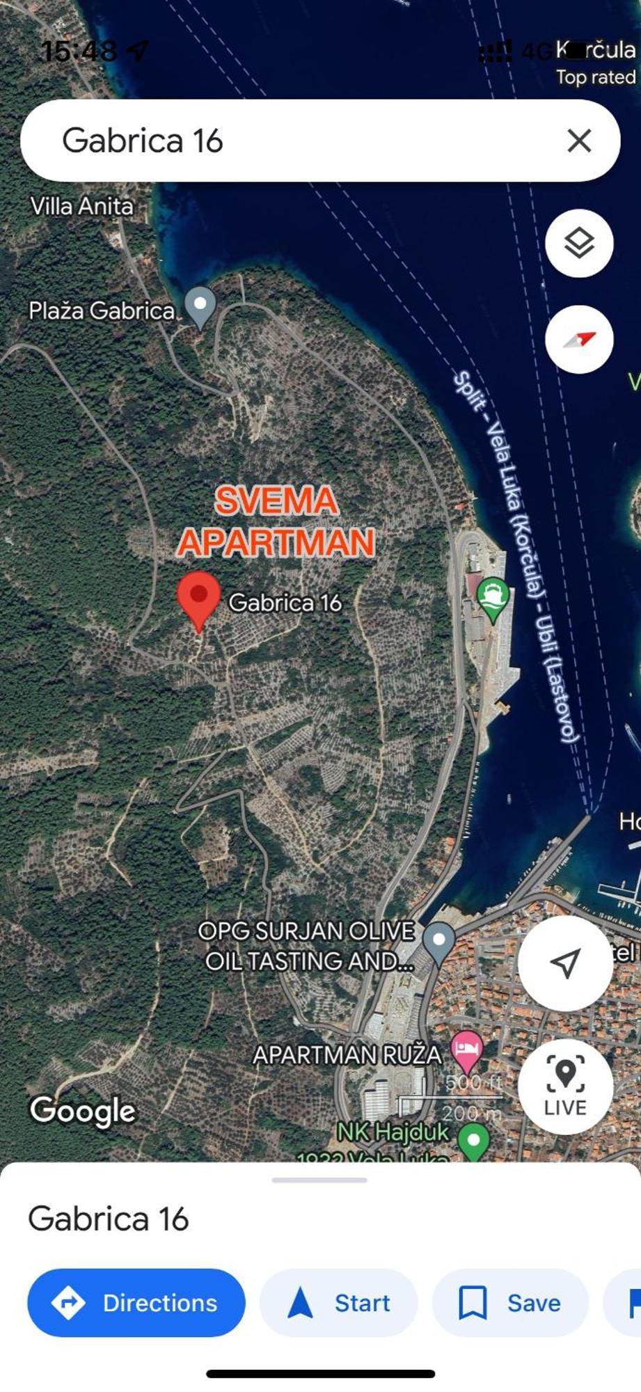 Svema Apartman Vela Luka Zewnętrze zdjęcie